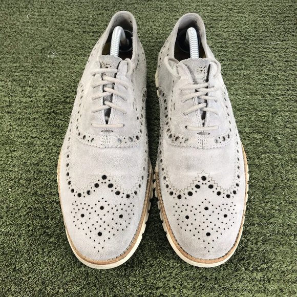 Cole Haan Zerogrand Casual Wingtip Oxford Shoe Mens Size 9 C12980 Gray White main image 6